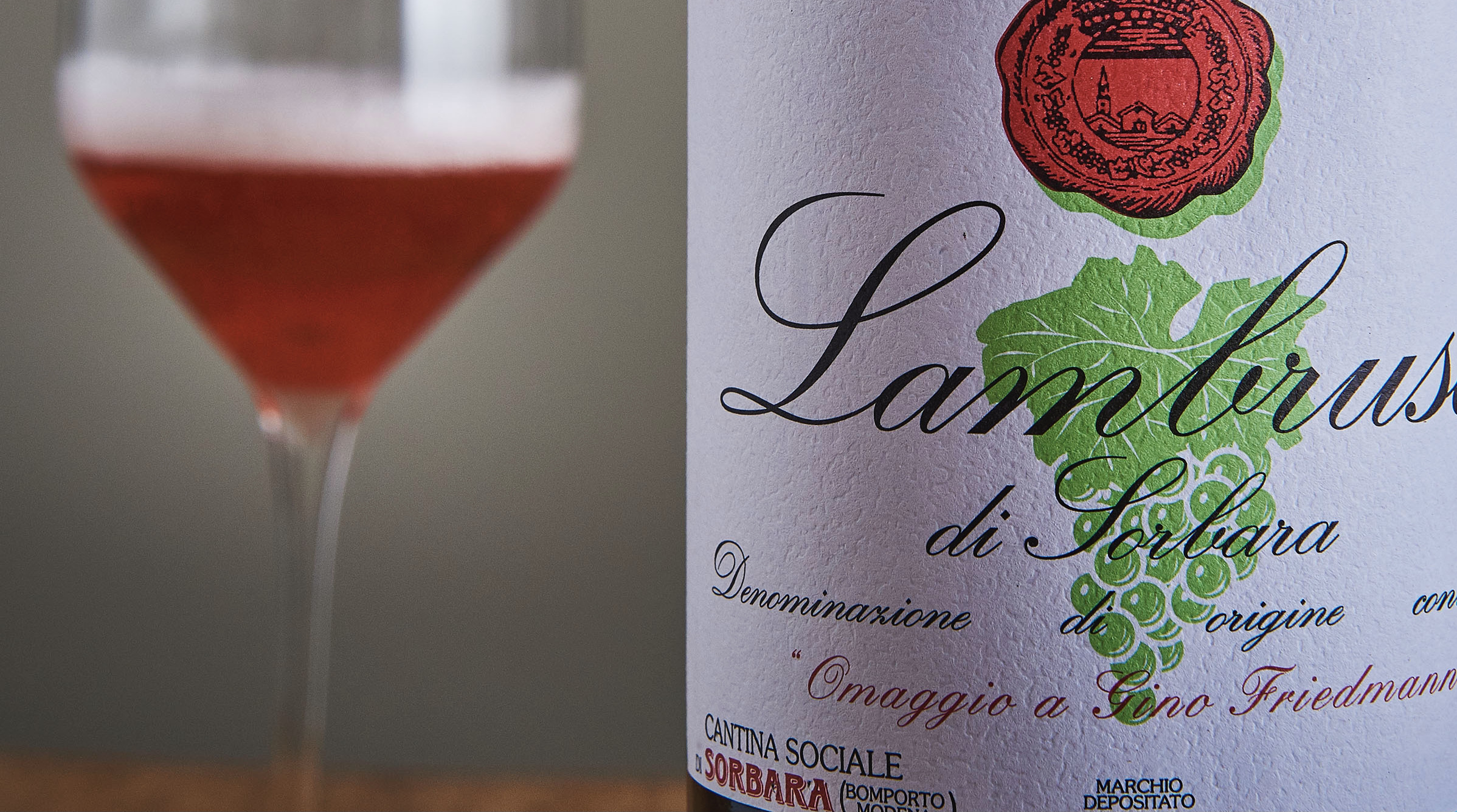 Tre Bicchieri Al Lambrusco Di Carpi E Sorbara